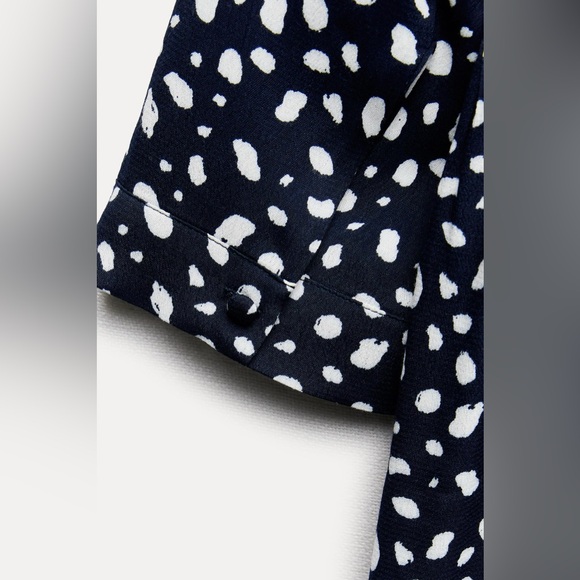 ZARA LONG PRINTED DRESS ZW COLLECTION SIZE M NWT - Picture 11 of 12